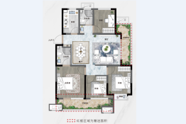 协信天骄云麓3室2厅1厨2卫建面97.00㎡