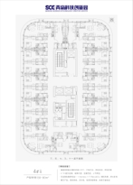 SCC青岛科技创新园1室1厅1厨1卫建面30.00㎡