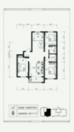 在水一方3室2厅1厨2卫建面136.11㎡