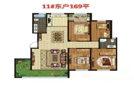 蓝溪·塞纳公馆4室2厅1厨2卫建面169.00㎡