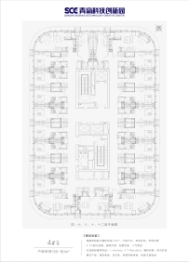 SCC青岛科技创新园1室1厅1厨1卫建面30.00㎡