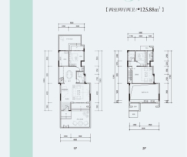 花样年家天下4室2厅1厨3卫建面125.00㎡