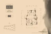 二期6号楼标准层100.76平米