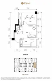 碧桂园海德ONE99建面58.00㎡