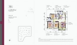 锦绣世家·西苑（超高性价比）3室2厅1厨2卫建面120.81㎡