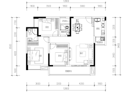 状元台3室2厅1厨2卫建面116.00㎡