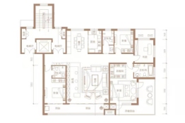 泰华·丽景蓝湾4室2厅1厨3卫建面220.0㎡