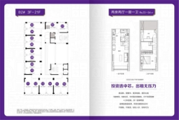 鸿海高新中心·溪园1室1厅1厨1卫建面23.00㎡