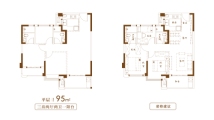 滨海首府95㎡户型