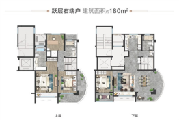 济南龙湖景粼原著4室2厅1厨3卫建面180.00㎡