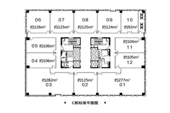 楼栋平面图