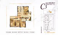 C3户型图165.05平（3#）