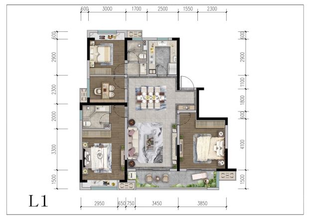 大发融悦和府户型图