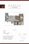 A5户型-123㎡套四双卫