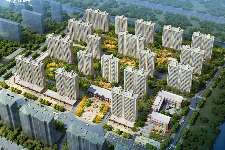 鸟瞰图拖动图片可以查看其它楼栋信息