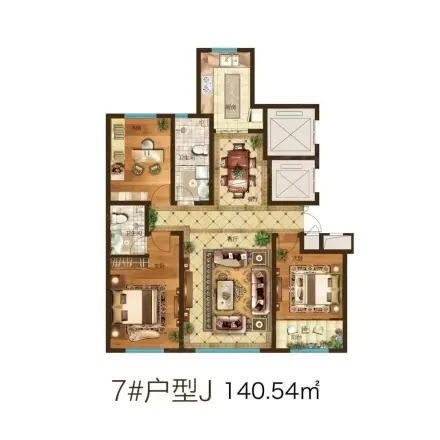 金庆桂花园户型图