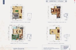 龙光江南院子3室2厅1厨4卫建面105.00㎡