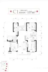 标准层137平米C1户型