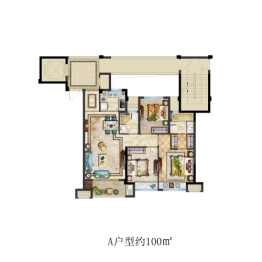 嘉达·御海首府3室2厅1厨2卫建面100.00㎡