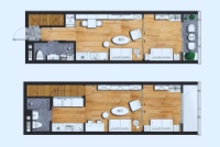 loft复式双钥匙户型建面约61㎡