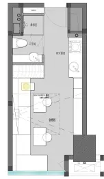 百悦国际社区相寓建面38.00㎡