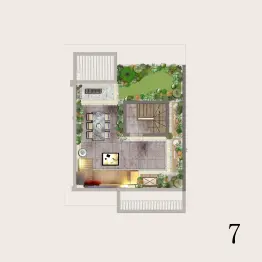 世茂云樽4室2厅1厨3卫建面100.0㎡
