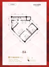 广发壹号2室2厅1厨1卫建面98.00㎡