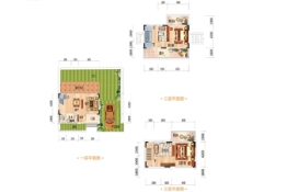 中铁·诺德丽湖半岛2室2厅1厨3卫建面101.45㎡