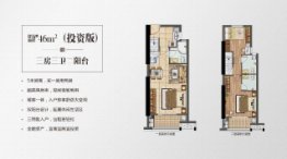 正祥特区文苑3室3卫建面46.00㎡