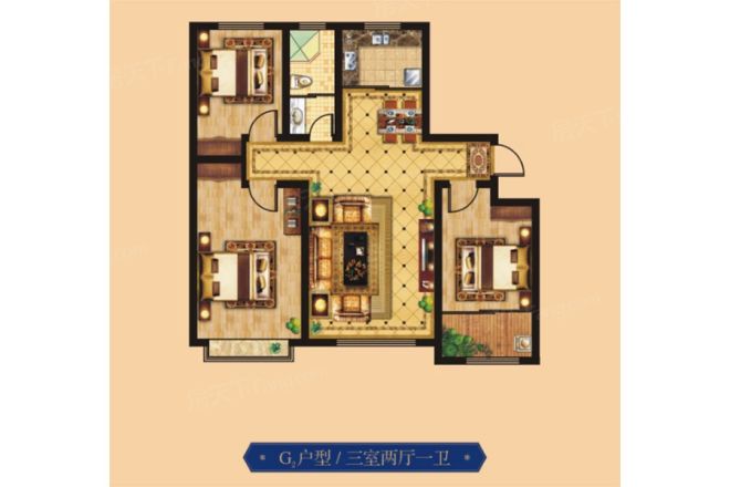 紫金园世家别院户型图