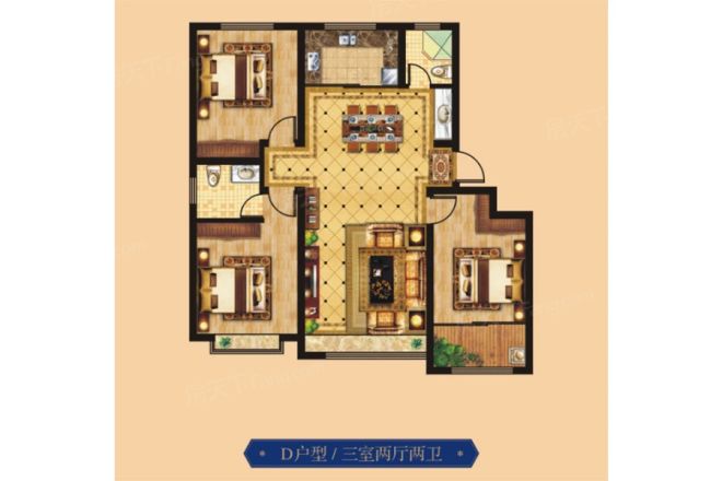 紫金园世家别院户型图