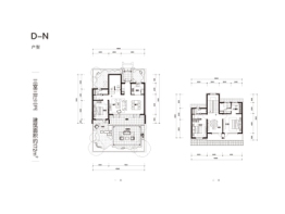 融创·阿朵小镇3室3厅1厨3卫建面172.00㎡