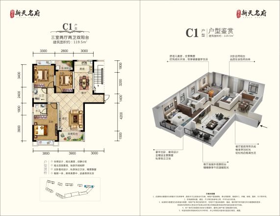 新天名府户型图