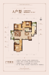 山投·滨江城尚城3室2厅1厨2卫建面131.19㎡