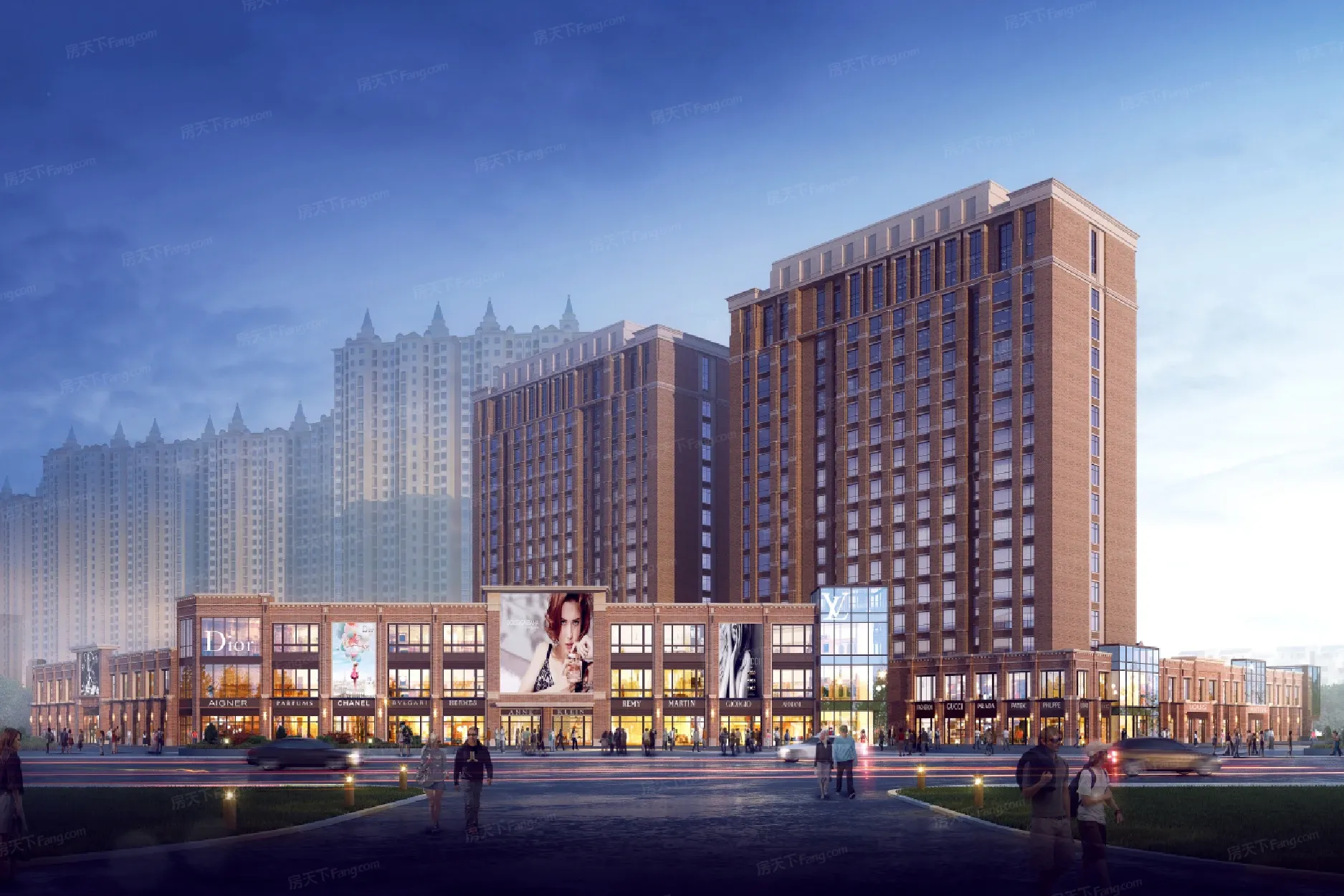 美邻广场效果图