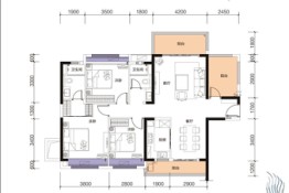 信宜敏捷珑山源著3室2厅1厨2卫建面128.00㎡