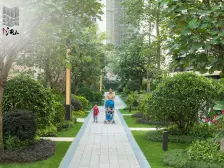 旭辉华祥花园 矮层小洋房 四房两厅 看花园