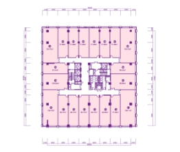 现代大厦（总部商务写字楼）建面66.42㎡