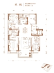 建面约180平米户型