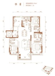 正商珑水上境4室2厅1厨3卫建面145.00㎡