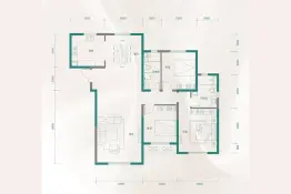 锦天下3室2厅1厨2卫建面153.00㎡