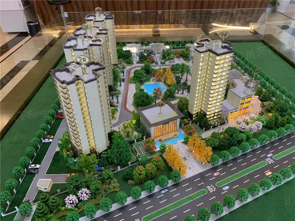和瑞锦府商住楼实景图