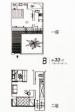 金洋合院loft户型33平