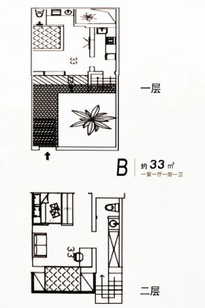 金洋合院户型图