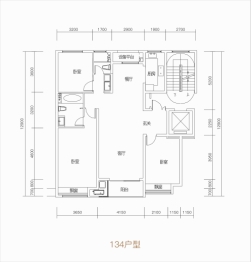 地建荣华·丹江雅园3室2厅1厨2卫建面130.00㎡