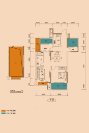 奥莱祥生府3室2厅1厨2卫建面112.00㎡