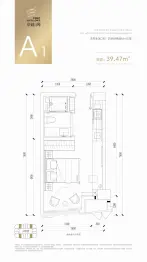 中铁卓越阁建面39.47㎡