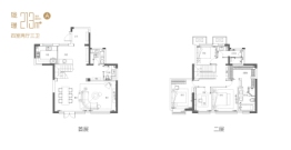 正荣紫阙4室2厅1厨3卫建面213.00㎡