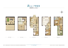 佘山玺樾二期3室2厅1厨3卫建面127.00㎡