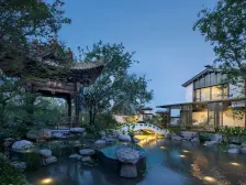 光环花园城 必看大合院别墅 单层面积200㎡ 玻璃幕墙